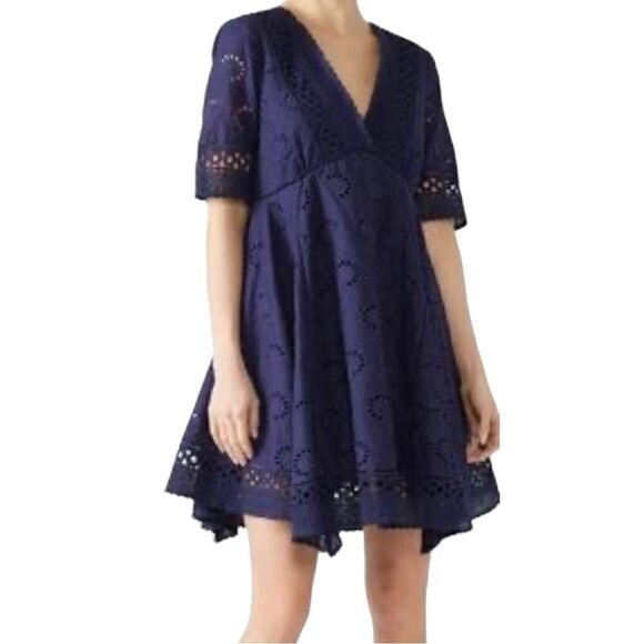 Louna Tracy Embroidered Lace Dress Size Medium - Picture 1 of 8